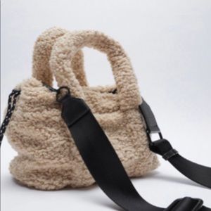 Zara Sherpa crossbody bag